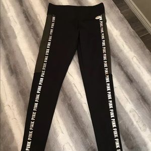 Victoria’s Secret pink cozy fleece lined leggings